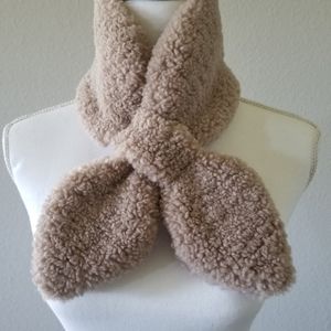 Camel Colored Neck Scarf